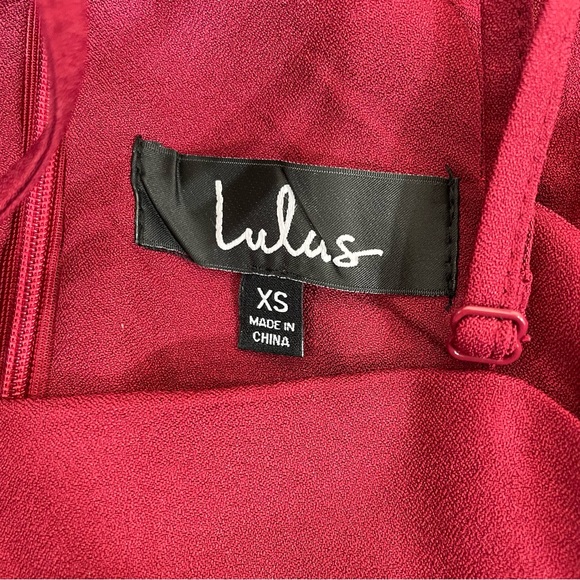 Lulus Endlessly Endearing Red Scalloped Halter Mini Dress - Picture 6 of 10